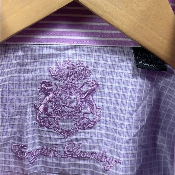 NWOT English Laundry Men’s Purple Dress Shirt - Picture 2 of 7